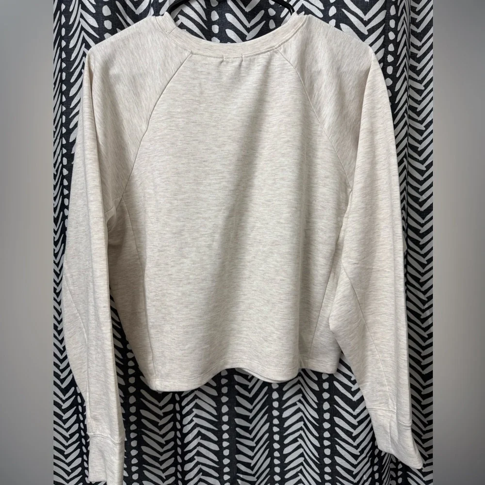Express Cream Pullover Sweatshirt - Picture 6 of 6
